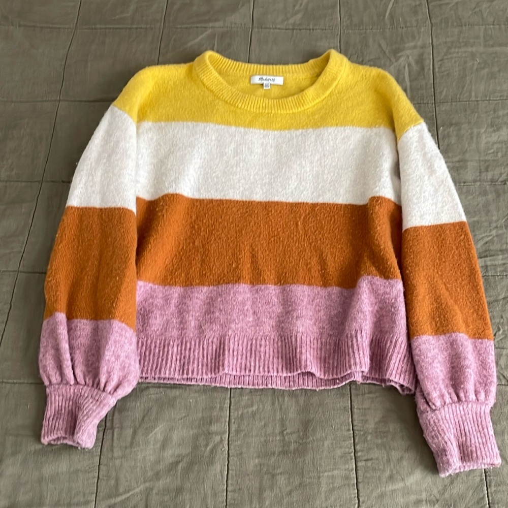 Madewell Color-Block Sweater - image 1